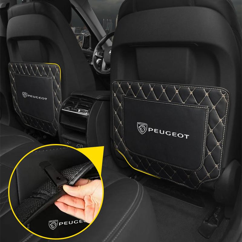 1pcs Car Seat Back Protector Mat Prevent Dirty Anti Kick m Pad For Peugeot 208 3008 407 307 206 301 408 5008 308 2008 207 508