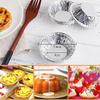 250 Pcs Disposable Egg Tart Holder Mold Aluminum Foil Cake Cookie Kitchen Baking Tool