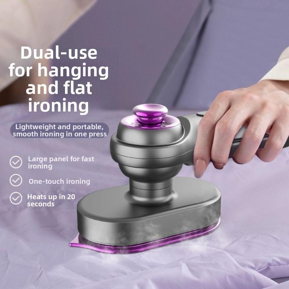 Mini Handheld Steamer Iron Safety Rotation Garment Steamer Anti-scalding High Temperature Resistant Steam Ironing Machine