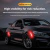 2pcs Car Reflective Warning Stickers, Wheel Eyebrow Anti-Collision Strips for Volvo XC90 XC60 V50 S60 V70 , Exterior Accessories