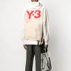 Y-3 SS21 Back Logo Print Hoodie Men Tops White GV6090