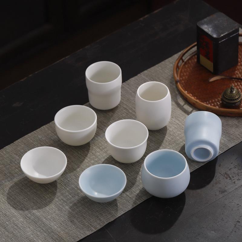Advanced sense Ru kiln master cup can be raised, hand-made tea tasting cup Jianzhan personal special single cup teacup gift