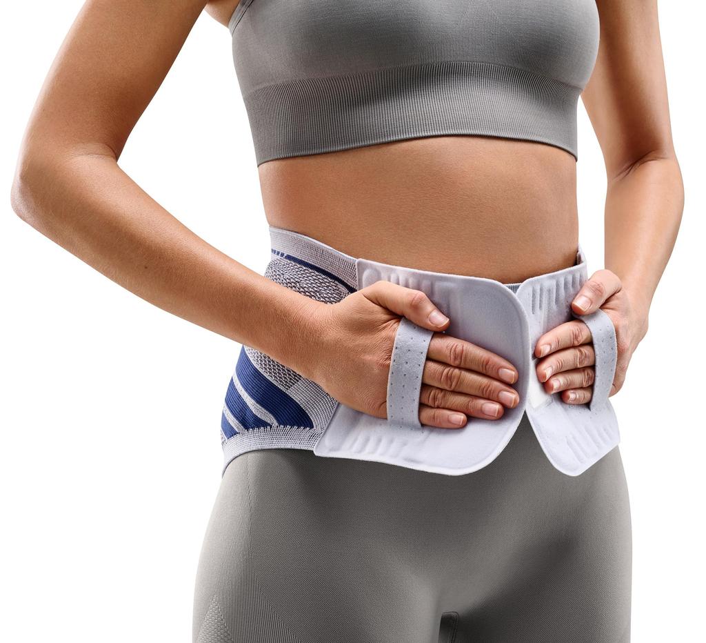 Bauerfeind Rumbo Train Waist Train Waist Support Made in Germany General Medical Equipment Silikonpolster reduziert die Belastung des unteren Rückens