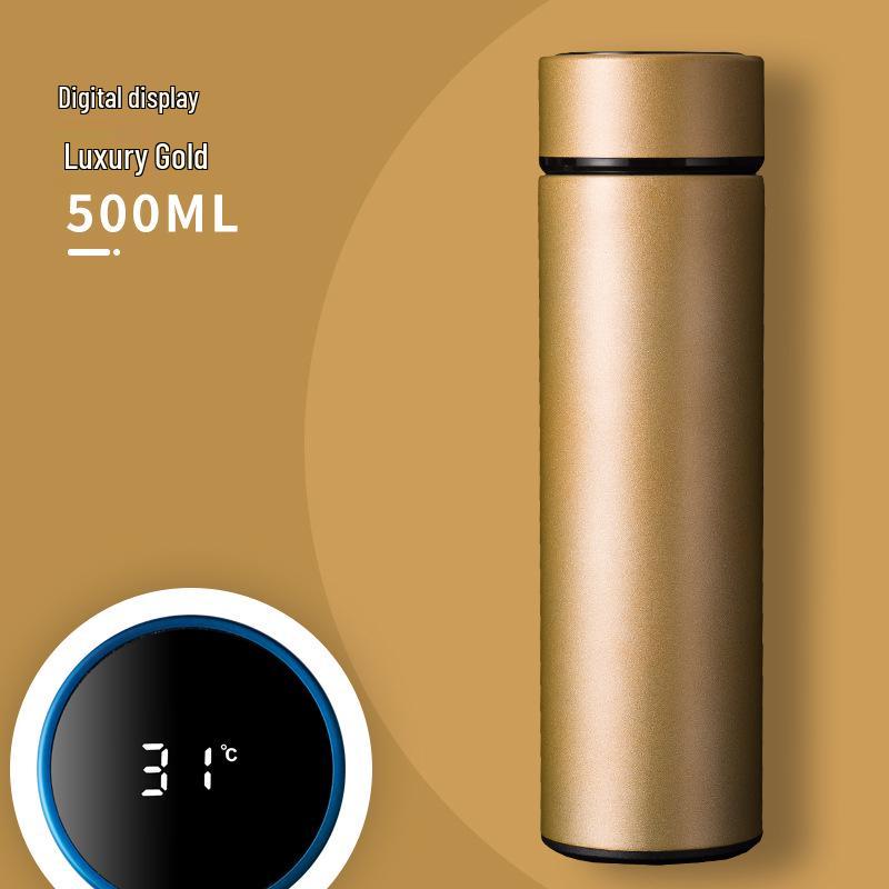 Luxury Smart Temperature Display Insulated Stainless Steel Cup - 316 Creative Design, Ideal Gift.