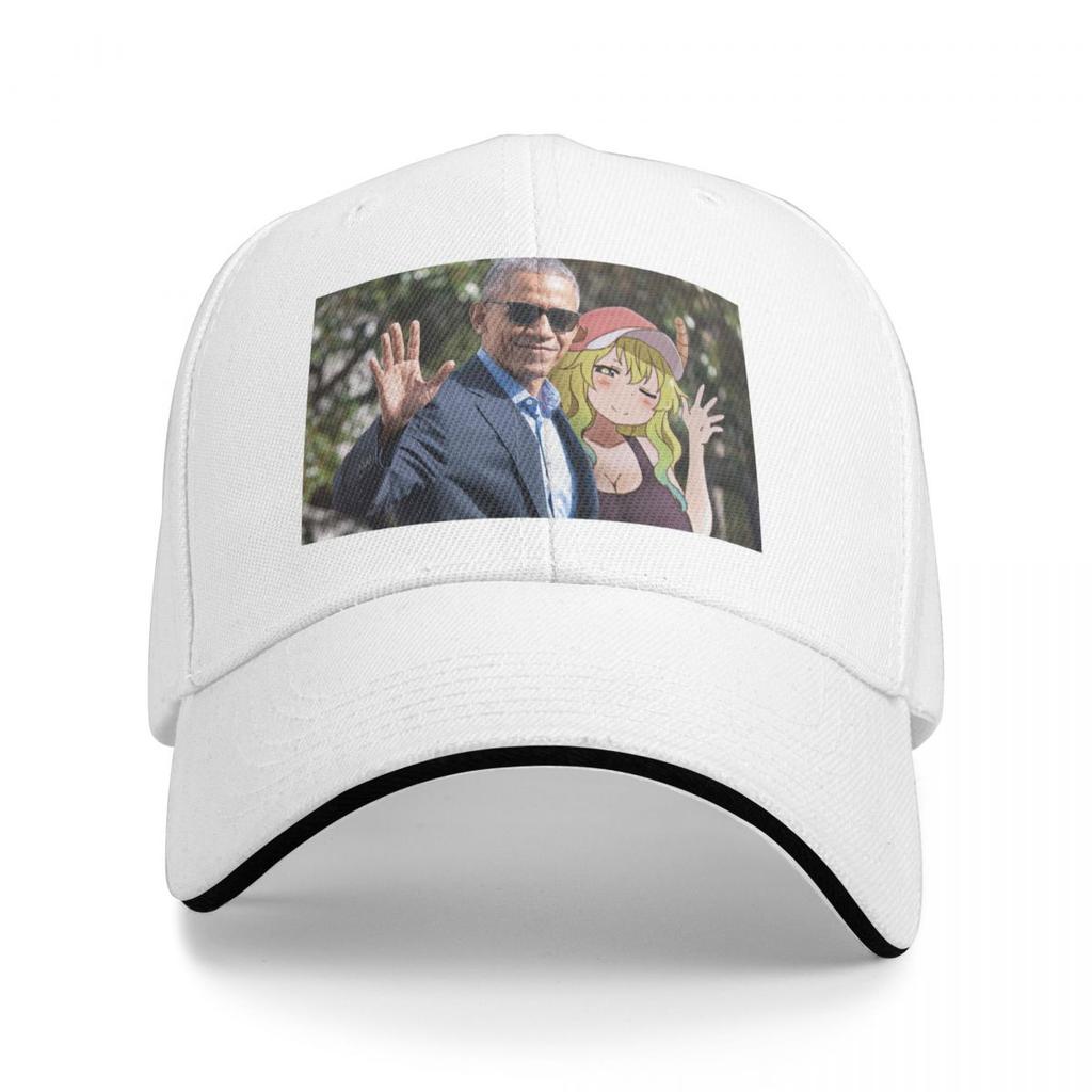 Obamas Dragon Maid Baseball Cap Trucker Hat Sailor Cap for Unisex Womens Golf Wear Unisexs