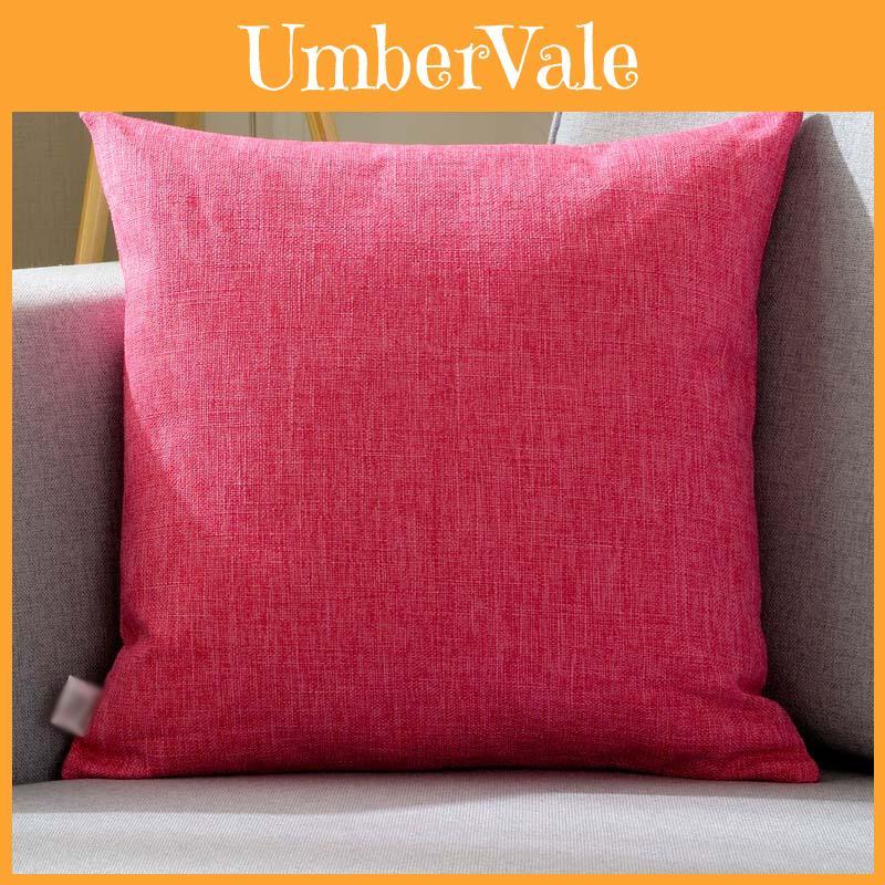 Premium Cotton Linen Throw Pillow Cover For Sophisticated Home And Office Decor