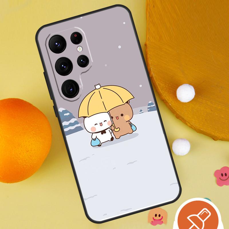 Cute BuBu DuDu Phone Case For Samsung Galaxy S25 Ultra S24 S23 S22 Ultra S9 S10 S20 Plus S21 FE Funda Cover