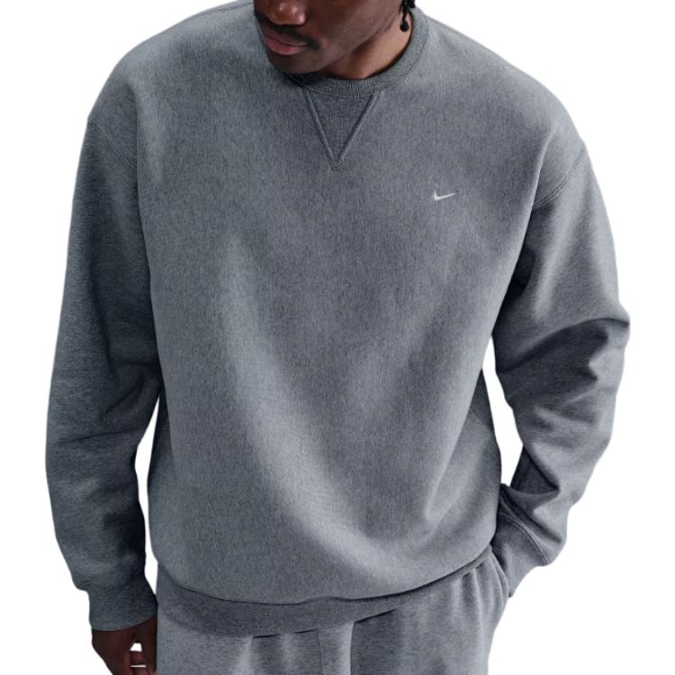 Nike Logo Loose Fit Thick Long Sleeve Sweatshirt Men sweatshirt HV1086-063