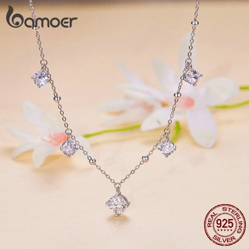 

BAMOER D Color VVS1 EX 3,0CT кулон с муассанитом в виде капли воды для женщин, подарок на помолвку, стерлинговое серебро 925 пробы, ювелирные изделия 925 silver