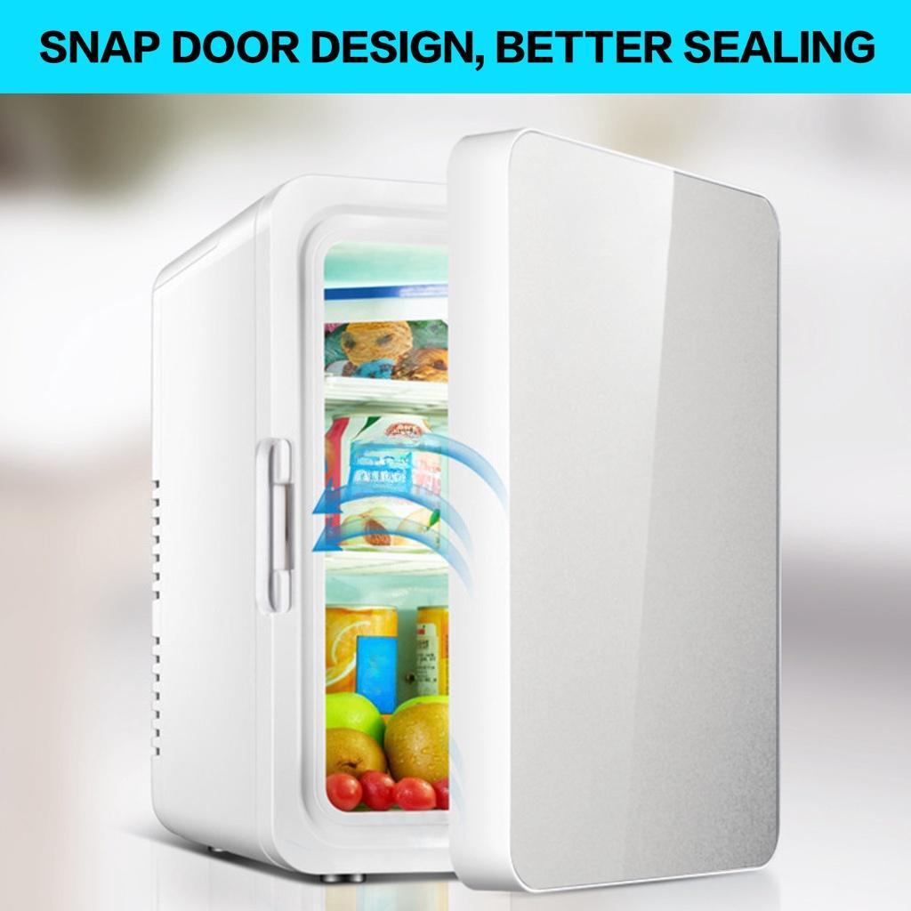 12V 20L 75-80W Kjøleskap Fryser Minikjøling Varmeboks Kjøleskap kjølig Dual-Use Hjemme Bilbruk Kjøleskap Ultrastille lavstøy bil