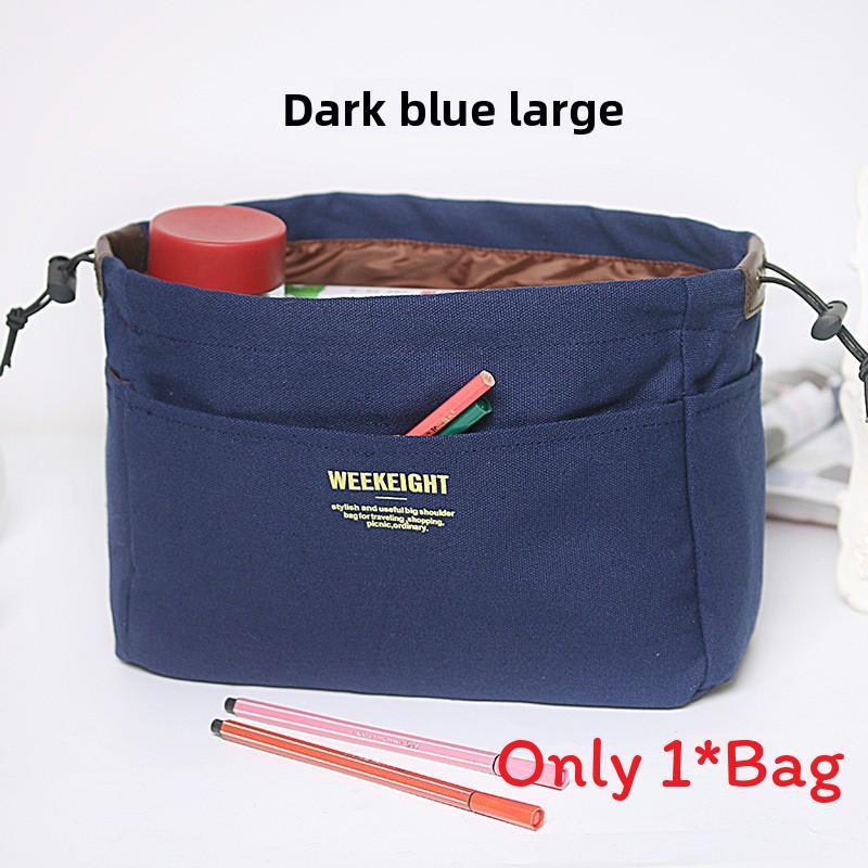 Trousse de maquillage en toile avec tissu imperméable pour le voyage et l'organisation à la maison