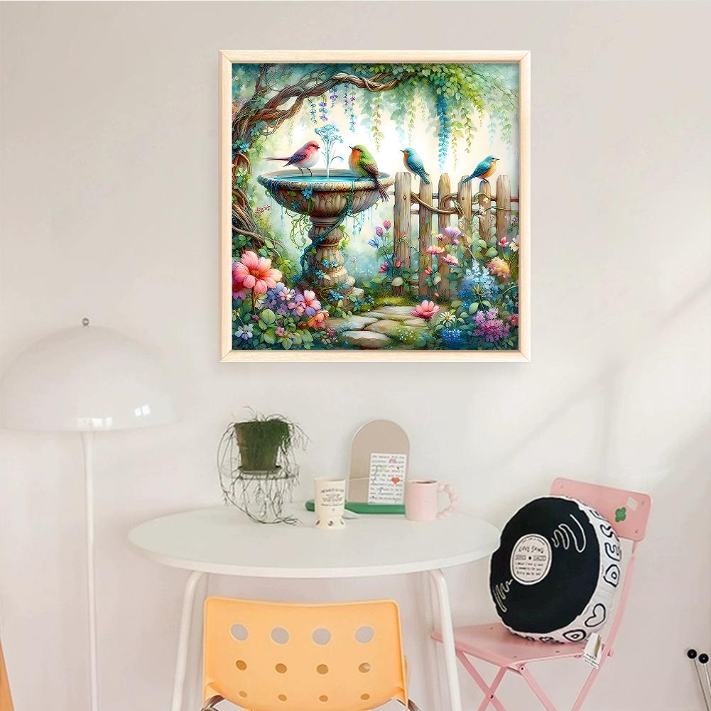 Vollstickerei Baumwollgarn 11CT Gedruckte Landschaft Kreuzstich-Set Kunst