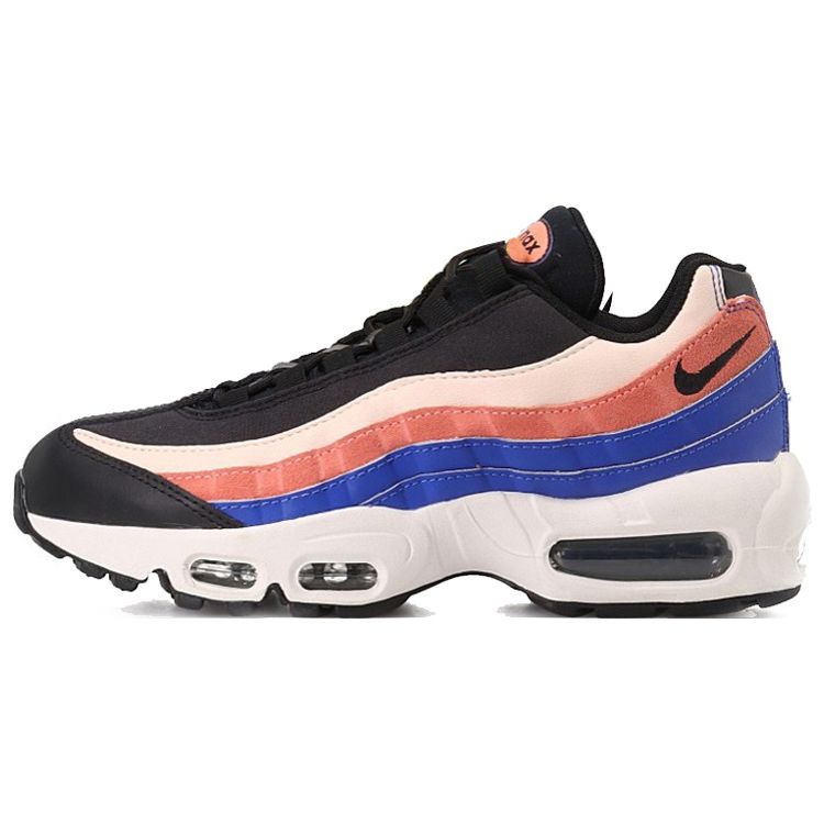 Nike Air Max 95 Trend Sports Suede Synthetic Leather Low Top Marathon Running Shoes Women sneaker Black Pink CZ3951-001