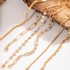 Accessories, Creative Geometric Twist Multi-layer Stacked Bracelet, Personalized Snake Bone Chain Bracelet Six-piece Set