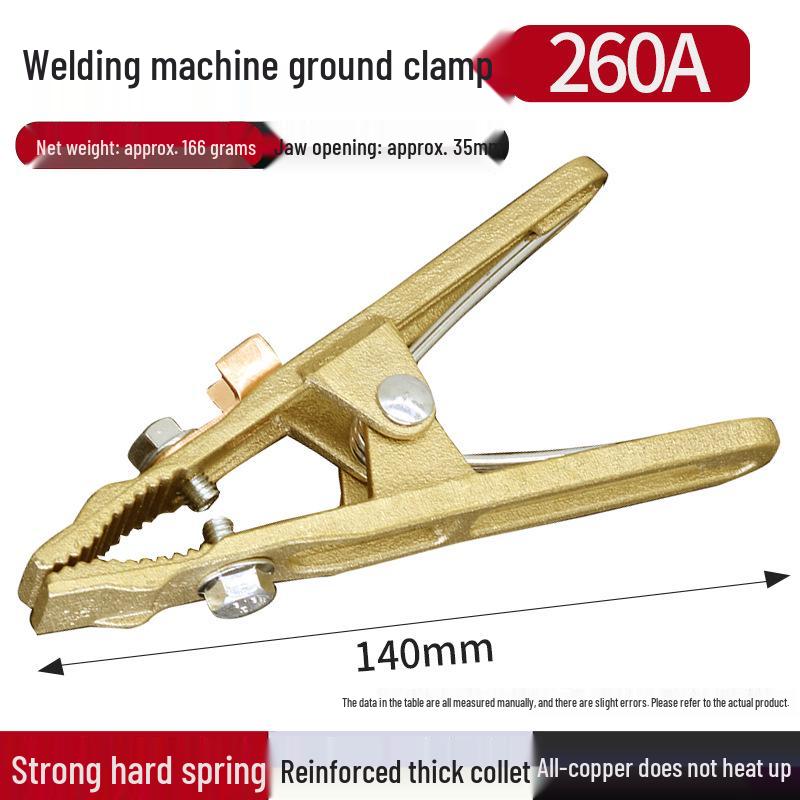 Welding Handle Electric Ground Clamp With Argon Arc Pliers And Copper Chuck