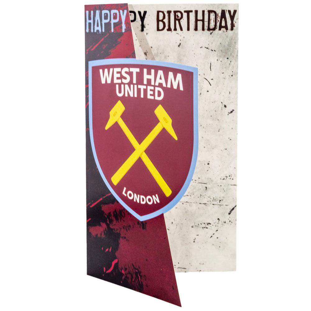 West Ham United FC Открытка на День Рождения Креста