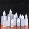 Translucent HDPE Squeeze Bottles: 10ml, 30ml, 50ml, 100ml - Ideal for Liquid Dispensing and Eye Drops.