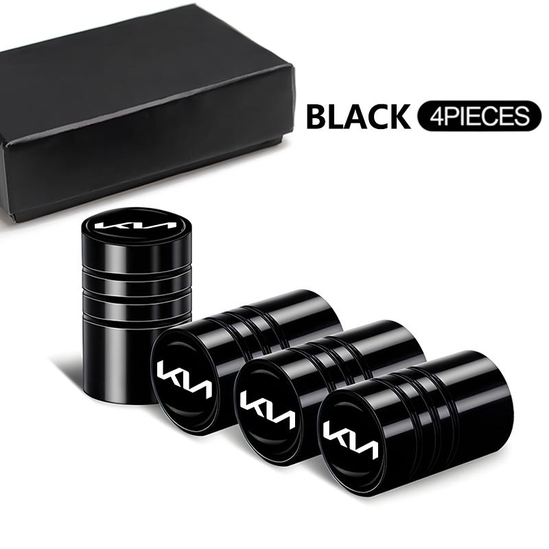 4pcs Car Tire Valve Caps Anti Rust Dustproof Covers For KIA Sportage Seltos Sorento K3 K4 Soul Carnival EV6 EV9 Carnival K5 EV5