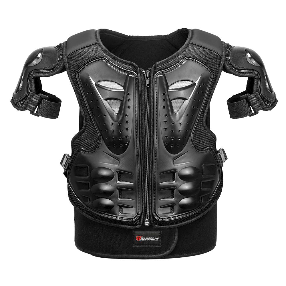 Dětská Motorkářská Ochranná Vesta Ochrana Motokros Body Armor Bunda Ochranné Chrániče Jízda Nákoleníky Moto Plná Ochrana Děti