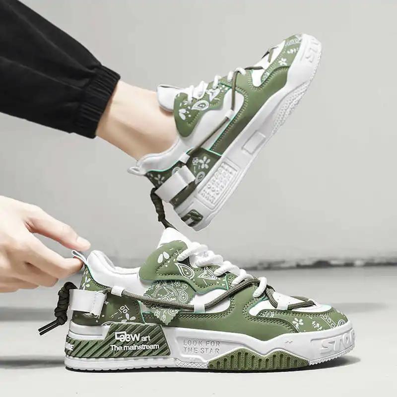 Thick Heel White Skate Vulcanize Name Brand Sneakers Comfortable Woman Shoes Sport Play Lowest Price Caregiver Factory