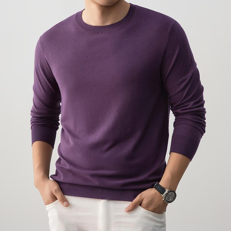 Men s Crew Neck Casual Versatile Top M