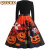 Fashion Spring Autumn V-Neck Long Sleeve Casual Dresses