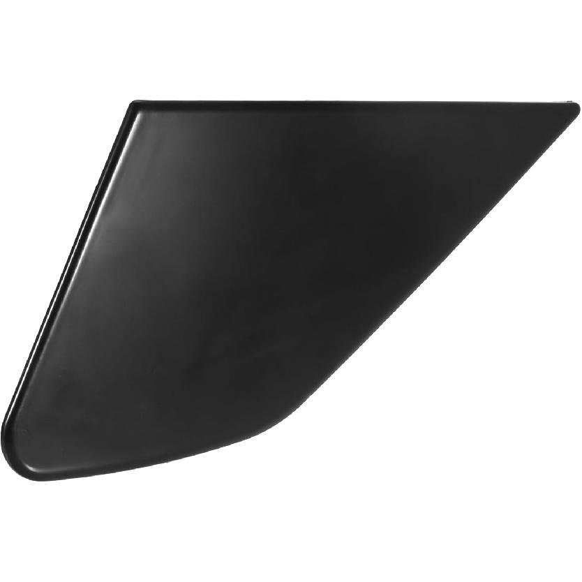 Front Right Door Mirror Corner Mudguard Triangle Cover for Honda Fit 2009-2013 No.75490-TF0-Y01 Plastic Black