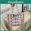 Stylish Large Capacity Casual Tote Bag For Women In Black Gray Brown And Blue