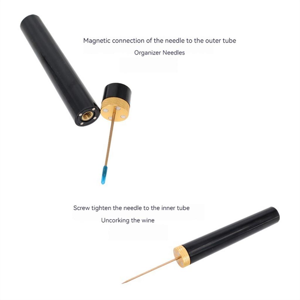 Nåltyp Vinöppnare Lufttryckskorkskruv Vinflaskkorkskruv för Hem, Restaurang och Fest