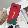 FootBall SuperStar Number Phone Case for Google Pixel 6 7 8 Pro 8a 7a 6a 10 9 Pro XL 9a Soft Shell