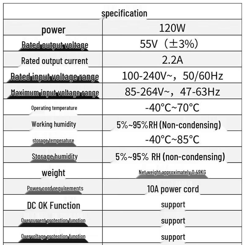 Ruijie Reyee Industrial Switch Power Supply