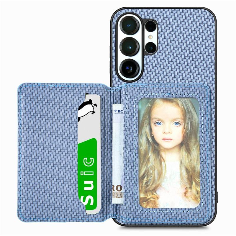 Photo frame Wallet Back cover case for Galaxy S26 Plus/S23/S24/S25, For Samsung A07/A17/A37/A57/A56 Protective Card Holder cover
