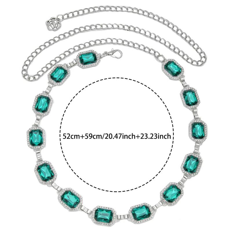 1Pcs Vintage Metal Crystal Rhinestone Waist Belly Belt Chain For Women New Fashion Summer Beach Bikini Body Jewelry New