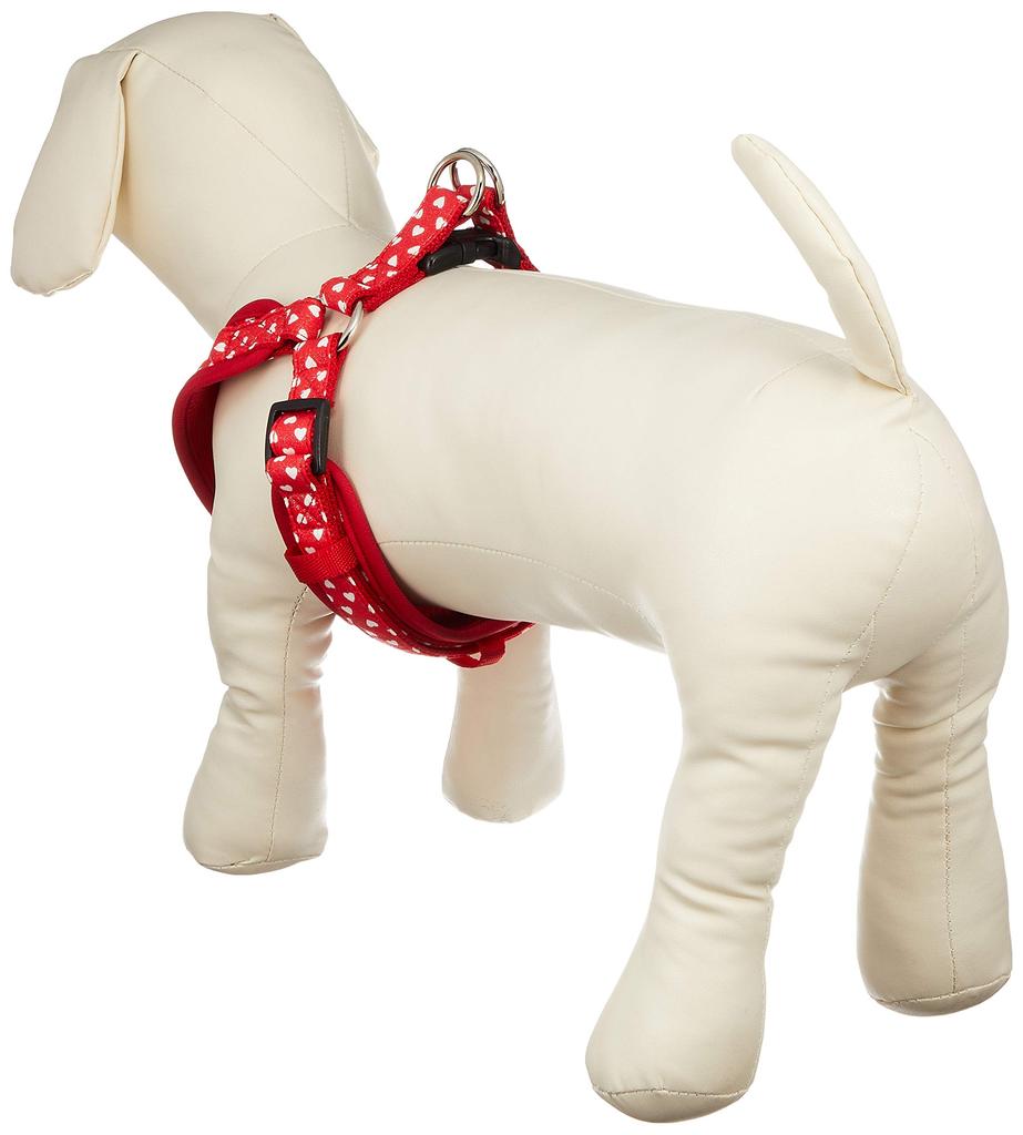 Meister Softy Harness Lame Heart Red M Size