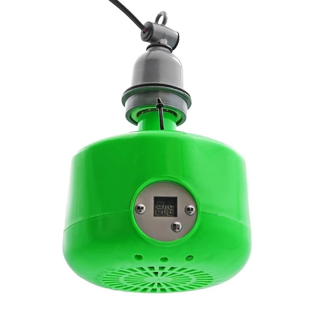 220V Pet Chicken Heating Lamp Air Heater Animal Warm Light Temperature Controll Heater Chick Brooder Heater For Dog Livestock