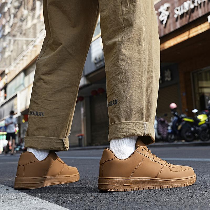 Men's shoes autumn new breathable black casual style shoes men's trend versatile sports white shoes