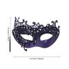 Carnival Half Face Mask with Adjustable Straps Rhinestone Lace for Halloween Party