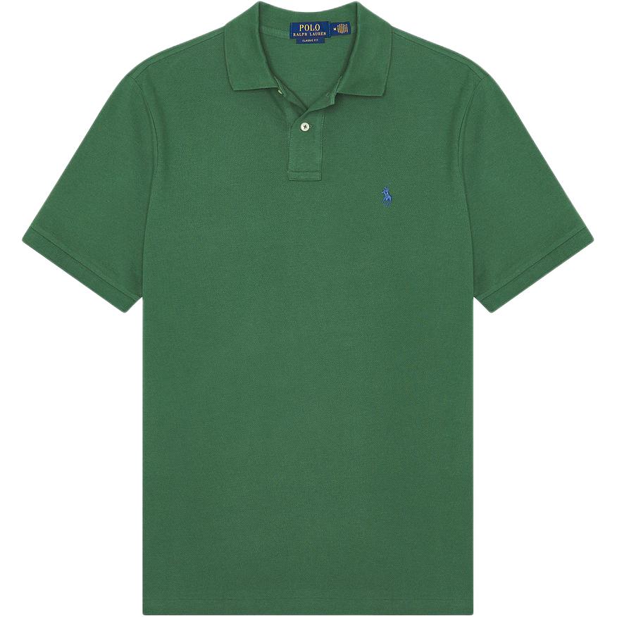 

Polo Ralph Lauren Logo Pattern Short Sleeve Polo Shirt Men tops Green 710534735-461 XL
