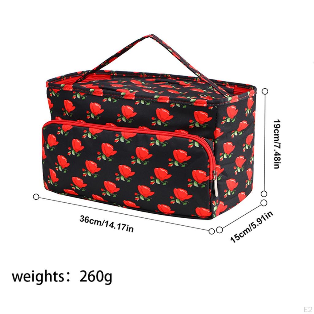 Knitting Bag Yarn Tote Embroidery Project Lightweight Multifunction Crochet