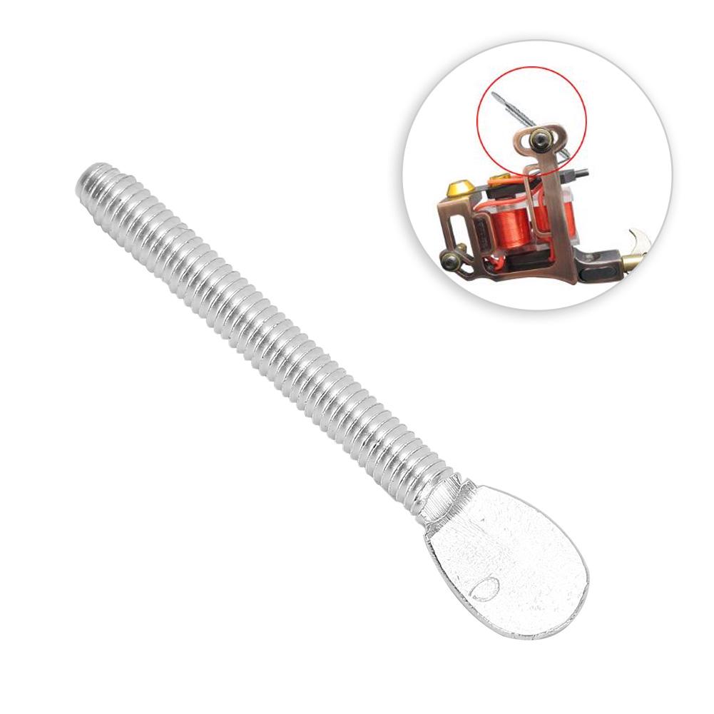 4.4cm1.7in Pure Silver Contact Screw Binder Binding Post Tattoo Machine Accessory Parts