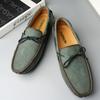 Fashion Daily CommuteCasual Shoes Fashion Men Low Shoes Comfort Soft Sole Leather Men Loafers Moccasins Slip on Flats Male Driving Shoes