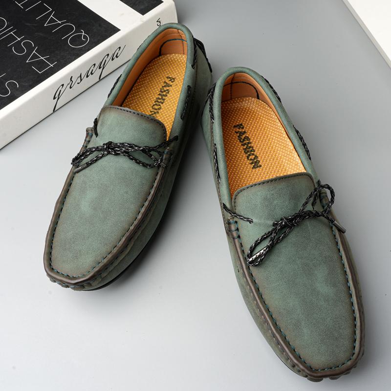 Fashion Daily CommuteCasual Shoes Fashion Men Low Shoes Comfort Soft Sole Leather Men Loafers Moccasins Slip on Flats Male Driving Shoes