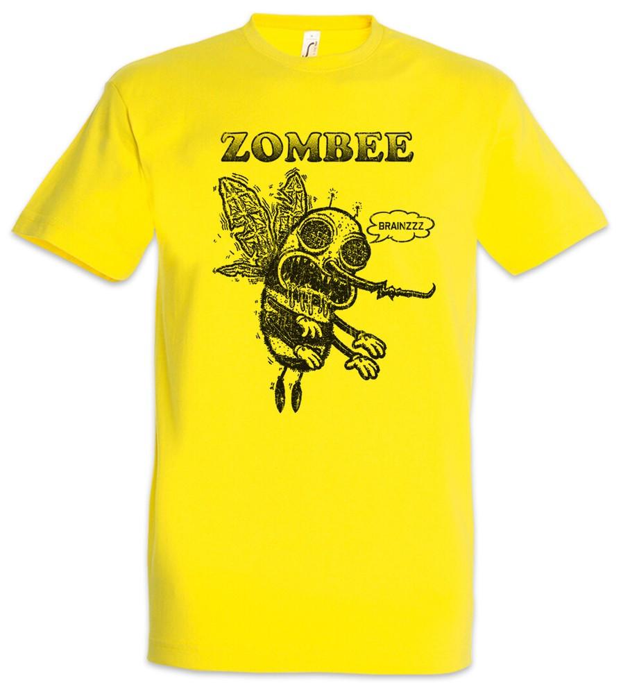 Zombee T-Shirt The Walking Fun Bee Zombie Zombies Dead