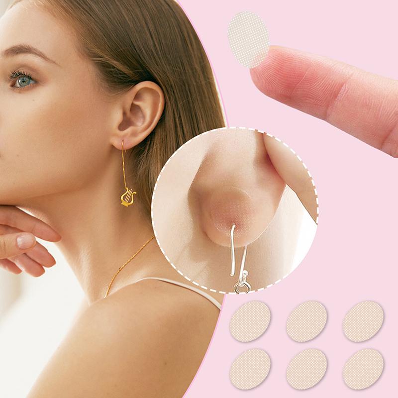 10-500 Patches Nude/Transparent Earlobe Support Stickers For Prevent Stretched Or Torn Protective Relieve Strain Daily Wear