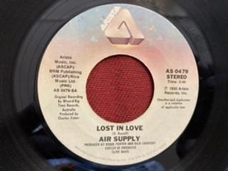 

7inch Record AIR SUPPLY - Lost In Love AS0479 Arista 1980 US Rock Used