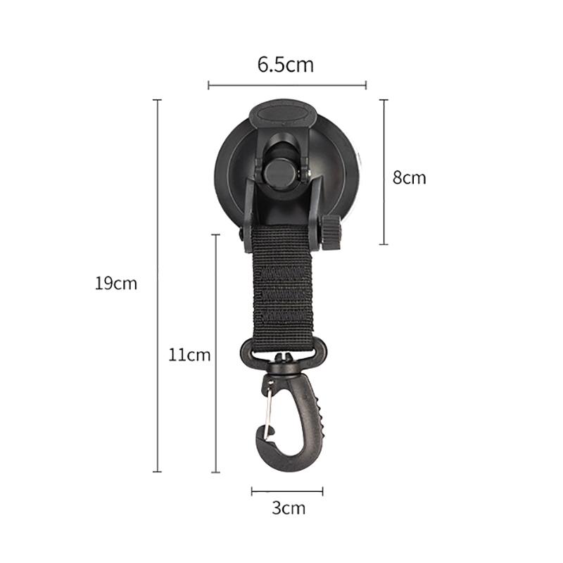 1Pc Outdoor Tent Securing Hook Strong Suction Cup Anchor Heavy Duty Tie Down Camping Canopy Awning Tarp Carabiner Outdoor Tools