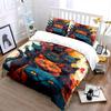 Colorful Cat Faces Pattern. Bedding Sets Duvet Cover Sets Duvet Covers Pillowcases(1*Duvet Cover 2*Pillowcases Without Duvet Insert)