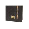 Daks Dark Brown Check Belt Leather Wallet Dbwa8f914w3