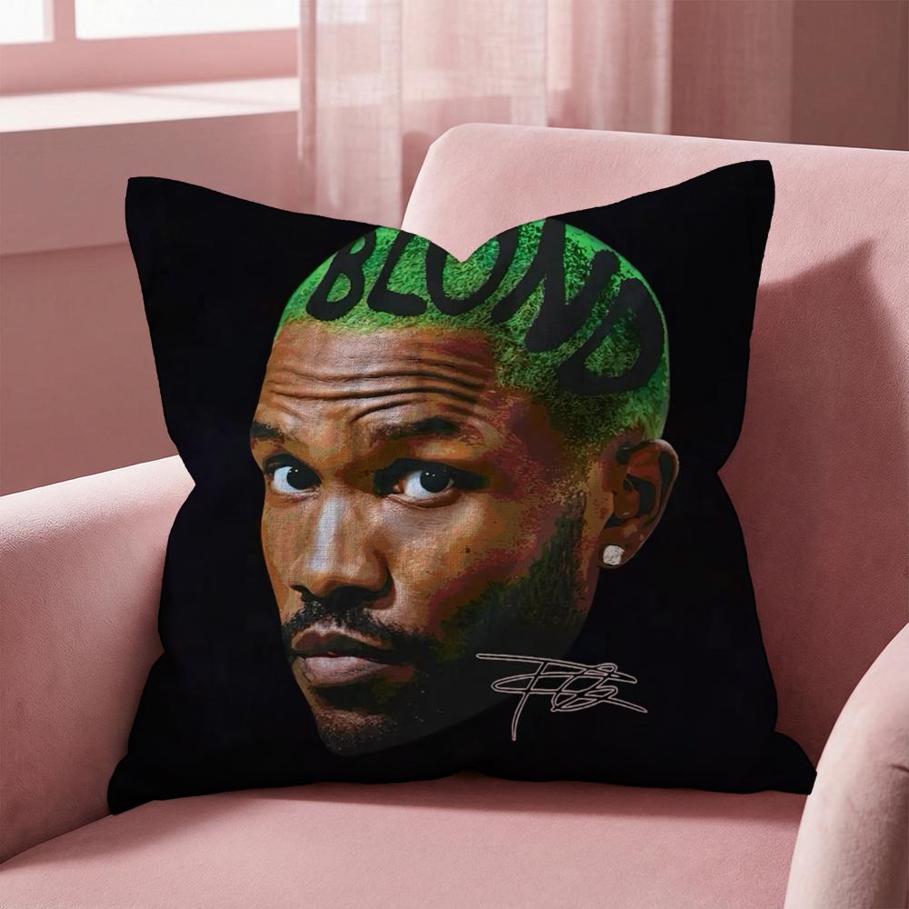 Blond F-Frank Singer O-Ocean Cushion Cover Multi-Scene Pillow Cover for Home & Car - Reversible, Soft & Durable for Daily Use