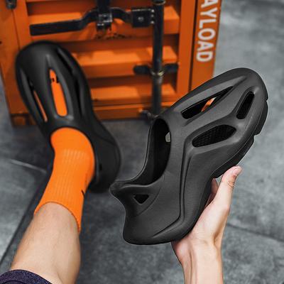 Neu EVA Männer Sandalen Paar Weichen Hohl Garten Schuhe Frauen Designer Loch Slipper Turnschuhe Strand Wasser Schuhe Slip auf Schaum Runner